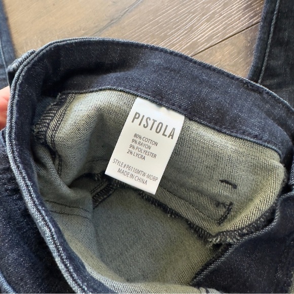 Pistola Dark Wash High Rise Boyfriend Jeans Sz 26 - Picture 6 of 7